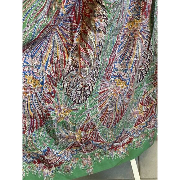 VTG Ralph Lauren Prairie Maxi Skirt Wool Blend Pleated RARE Boho Holiday 80s 10 - Picture 13 of 16